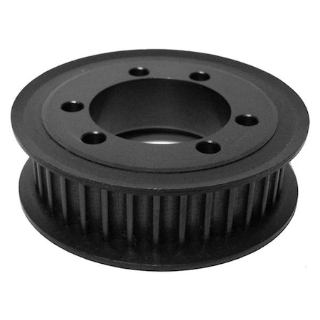 B&B Manufacturing QD28-8M-20, Timing Pulley, Steel, Black Oxide, QD28-8M-20